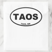 Taos Ovale Sticker (Tas)