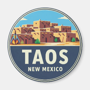 Taos Pueblo New Mexico Magneet