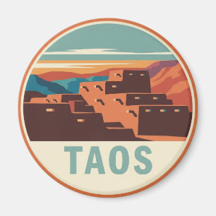Taos Pueblo New Mexico Magneet