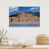 Taos Pueblo Poster (Keuken)