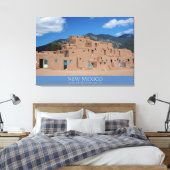 Taos Pueblo Toile Enveloppée (Insitu(Chambre))
