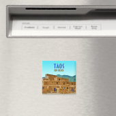 Taos Pueblos New Mexico  Magneet (Insitu (Vaatwasser))
