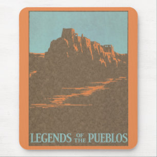  Taos Pueblos New Mexico, Reis Poster Kunst Muismat
