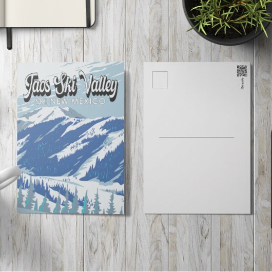 Taos Ski Valley Ski Area Winter New Mexico  Briefkaart
