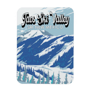 Taos Ski Valley Ski Area Winter New Mexico Magneet