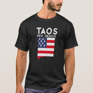 Taos USA State America Reis New Mexicaans Nieuw Me T-shirt