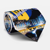 TAP Barbados - Exclusieve Design Stropdas (Opgerold)