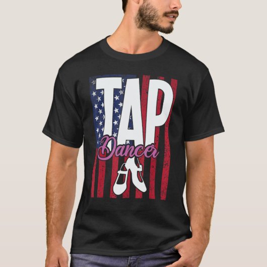 Tap Dance Dancing Tapper Dancer T-shirt (Voorkant)