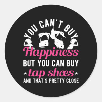 Tap Dance Hapess Tap Schoenen Tap Dancer Ronde Sticker