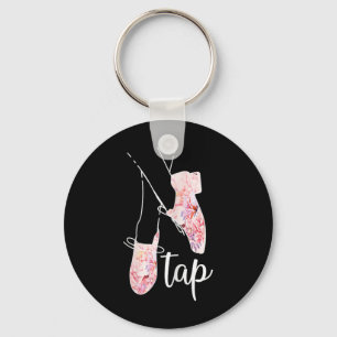 Tap Dance Lover Tap Danser Dansende Leraar Sleutelhanger