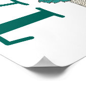 TAP Dance Overweging Studio School Decor Art Tapda Poster (Hoek)