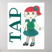 TAP Dance Overweging Studio School Decor Art Tapda