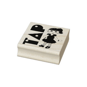 TAP Dance Overweging Tapdance Girl Dancer Teacher Rubberstempel