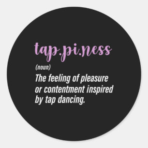 Tap Dance Tap Dancing Tap Dancer Ronde Sticker