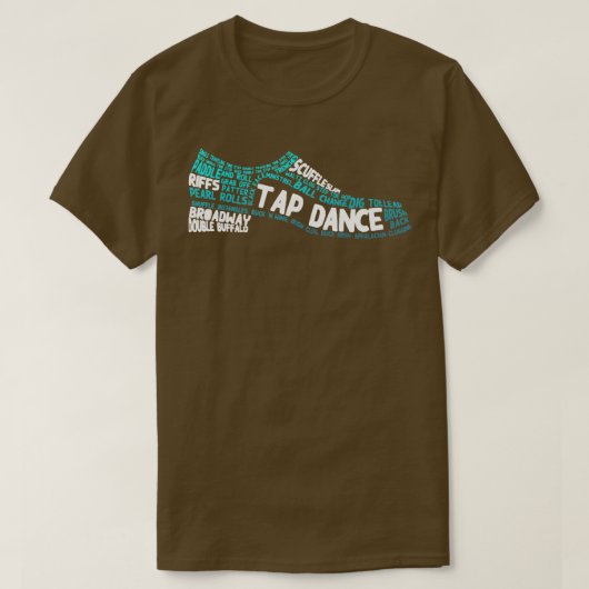 Tap Dance Tap Schoen T-shirt (Design voorkant)