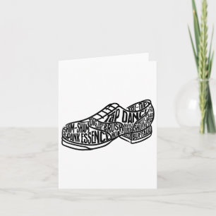 Tap Dance Teacher Tap Dancer Tap Dansen Stappen Kaart
