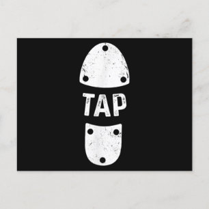 Tap Dancer Shoe Tap Dance Briefkaart