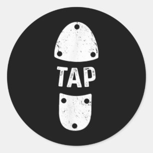 Tap Dancer Shoe Tap Dance Ronde Sticker