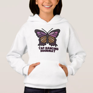 Tap Dancing Deurmat Minimalist Butterfly grappig