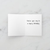 TAP SHOES NEMEN *21st* BIRTHDAY GREETING Kaart (Binnen)