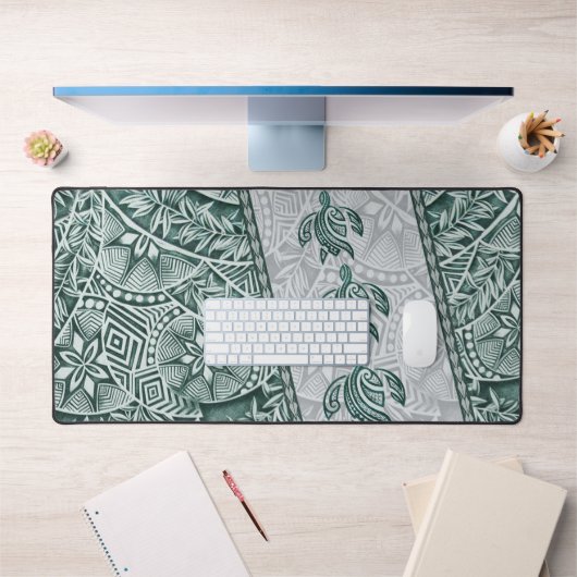 Tapa hawaïen et Honu (Bureau 1)