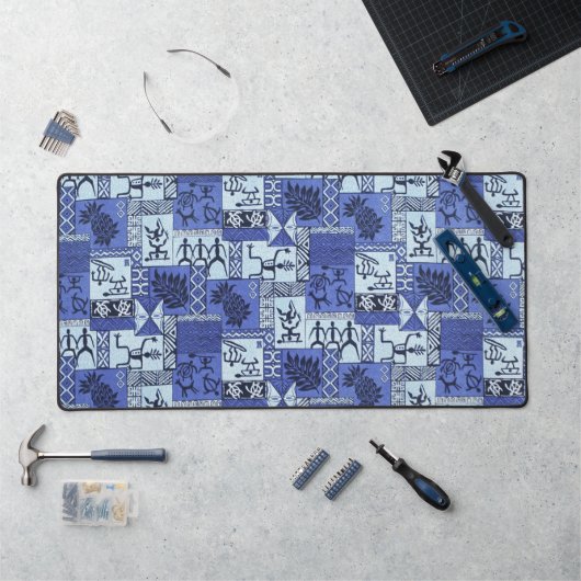 Tapa Hawaiian Paddlemen en Bleu (Poste de travail)