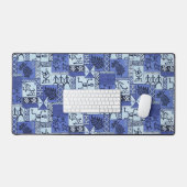 Tapa Hawaiian Paddlemen en Bleu (Clavier et souris)