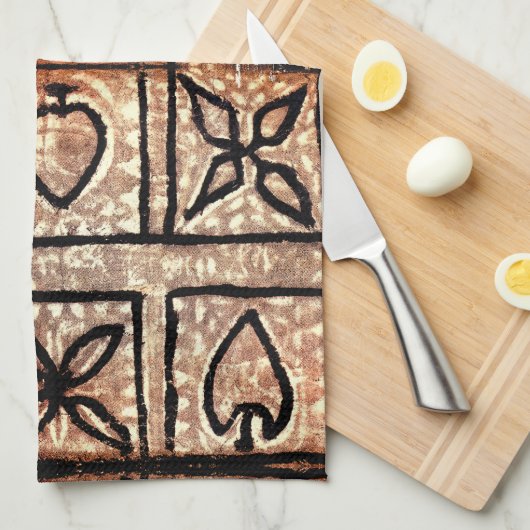 Tapa Tiki Serviette de cuisine (Quart Plié)