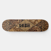 Tapa Tiki Skateboard hawaïen (Horz)