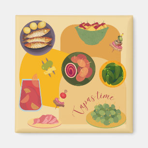 Tapas Tijd Magneet