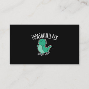 Tapasaurus Rex Tap Dance Dinosaur Dino Visitekaartje
