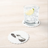 Tapdandecor voor Tapdans-danser met drukklep Kartonnen Onderzetters (Insitu)