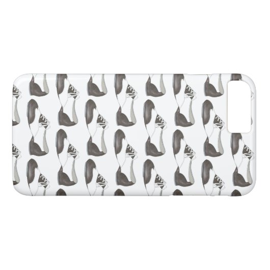 Tapdansgeschenk met vingerafdruk Case-Mate iPhone case (Achterkant (Horizontaal))