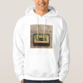 tape, bloemen, hoodie (Voorkant)