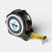 Tape Measure - Cottage - Gepersonaliseerd - Naam t Rolmaat (Hoek)