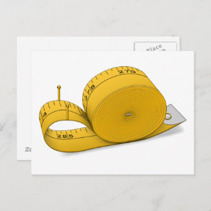 Tape Measure Snail Briefkaart