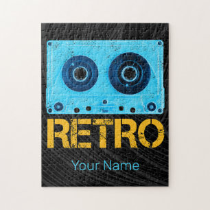 Tape Retro Zoek voor Cassette 80s Party Legpuzzel