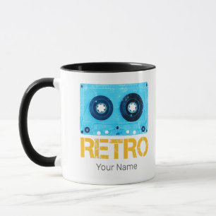 Tape Retro Zoek voor Cassette 80s Party Mok