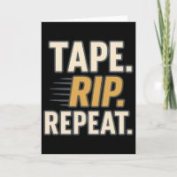 Tape Rip Repeat Grappige Hockey Citaat Speler Fan