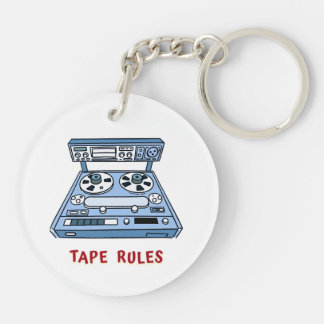 Tape Rules Sleutelhanger voor Studio Recording Eng