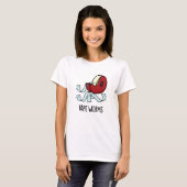 Tape Worms Funny Sticky Tape Puns T-shirt (Voorkant volledig)