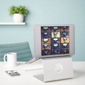  tapecataloguskast voor tapecatalogus sticker (Laptop op bureau)