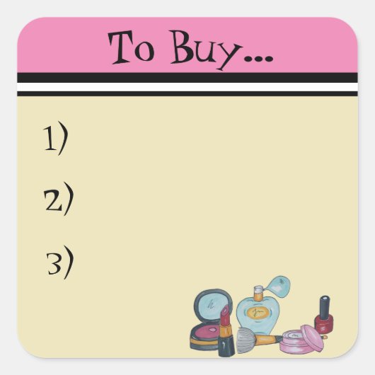 Tapeltjes voor de weekmakers vierkante sticker (Voorkant)