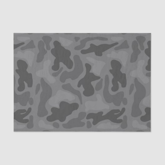 Tapepapier voor Black Camo Pattern Tissuepapier (Voorkant)