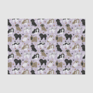 Tapepapier voor shii-tzu-honden en Botten Tissuepapier