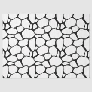 Tapepapier voor zwart-wit Giraffe Tissuepapier