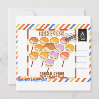 Taper:CakePops Hallo vanuit ELO2025 Feestdagenkaart