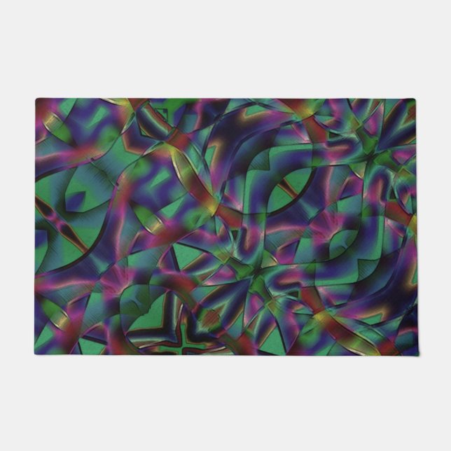 Tapes van gesinterde kleurige tapes deurmat (Voorkant)