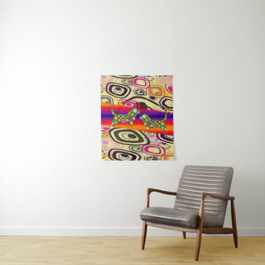 Tapestries Floral Wandkleed (In situ)