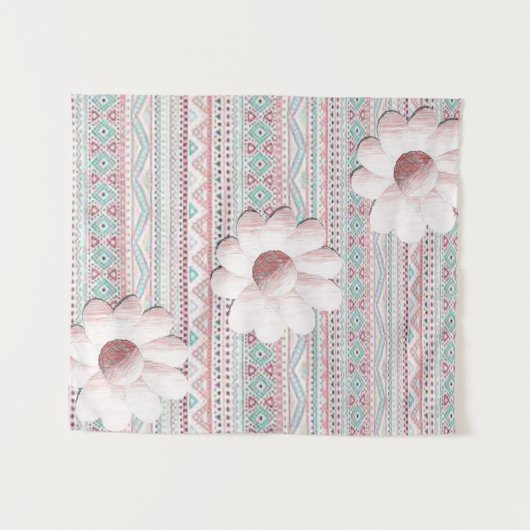 Tapestries Floral Wandkleed (Voorkant (horizontaal))